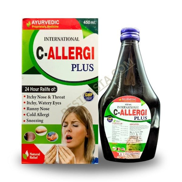 Ayurvedic C - Allergi Plus Syrup 450 ml. - Bestsata wholesale medicine supplier offering Medicine
