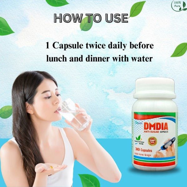 Ayurvedic DMDIA Anti - Sugar capsules For diabeties - Bestsata wholesale medicine supplier offering Medicine