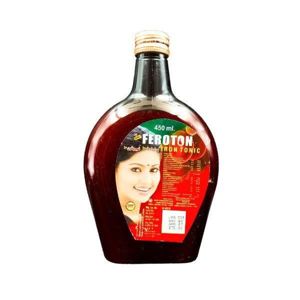 Ayurvedic Feroton Iron Tonic 450ml. - Bestsata wholesale medicine supplier offering Medicine