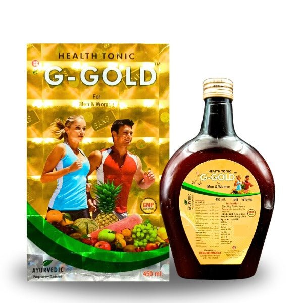 AYURVEDIC G GOLD HEALTH TONIC 450 ML. - Bestsata wholesale medicine supplier offering Medicine