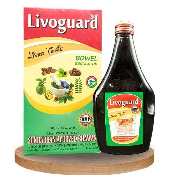 Ayurvedic Livoguard tonic 450ml. - Bestsata wholesale medicine supplier offering Medicine