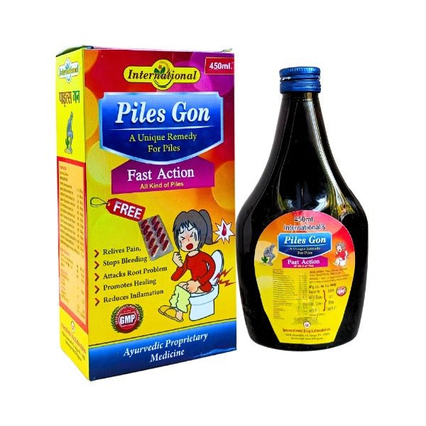 Ayurvedic Piles Gon Tonic 450ml. - Bestsata wholesale medicine supplier offering Medicine