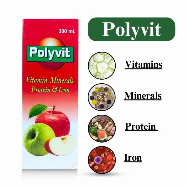 Ayurvedic Polyvit Syrup 300ml. - Bestsata wholesale medicine supplier offering Medicine