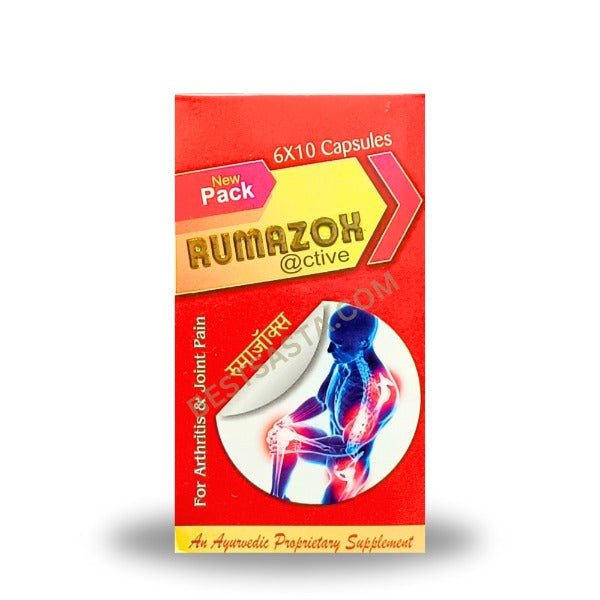 Ayurvedic RUMAZOX active Capsule For Arthritis and Joint Pain. - Bestsata wholesale medicine supplier offering Medicine