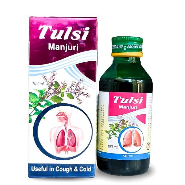 Ayurvedic Sugar Free Tulsi Manjuri Syrup 100ml. - Bestsata wholesale medicine supplier offering Medicine