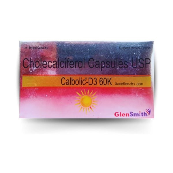 Calcium Supplements Calbolic - D3 60K Capsule - Bestsata wholesale medicine supplier offering Medicine