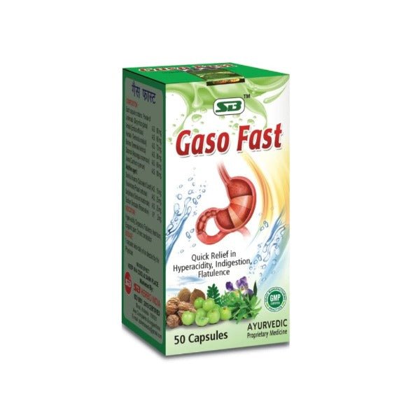 S B Herbo Pharmaceutical Gaso Fast 50 Capsules - Bestsata wholesale medicine supplier offering Medicine
