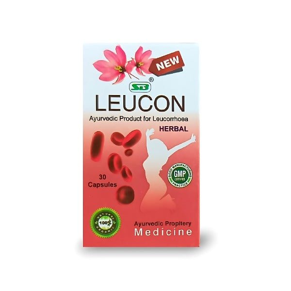 Sb Leucon Herbal Capsule for Leucorrhoea 30 Caps - Bestsata wholesale medicine supplier offering Medicine