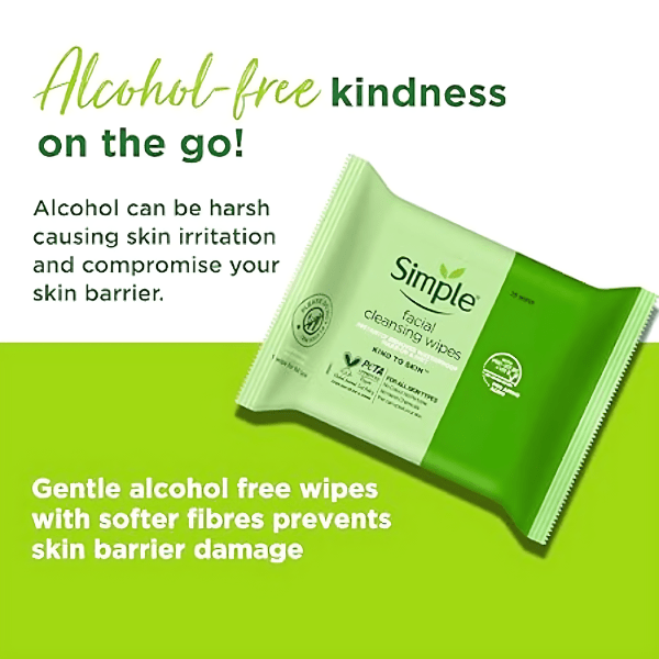Simple Kind To Skin Cleansing Facial Wipes 25 Wipes - Bestsata wholesale medicine supplier offering Medicine