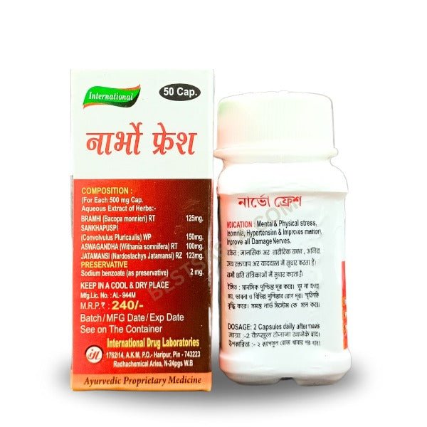 Stress Relief Nervo Fresh For Improves Memory - Bestsata wholesale medicine supplier offering Medicine