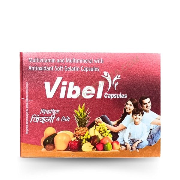 Well being Nutrition Vibel Multivitamin Multimineral with Antioxidant soft Gelatin Capsule - Bestsata wholesale medicine supplier offering Medicine