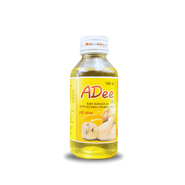 ADee Baby Massage Oil 100ml With Natural Vitamin A, D, & E - Bestsata wholesale medicine supplier offering Medicine