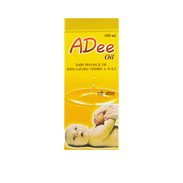 ADee Baby Massage Oil 100ml With Natural Vitamin A, D, & E - Bestsata wholesale medicine supplier offering Medicine