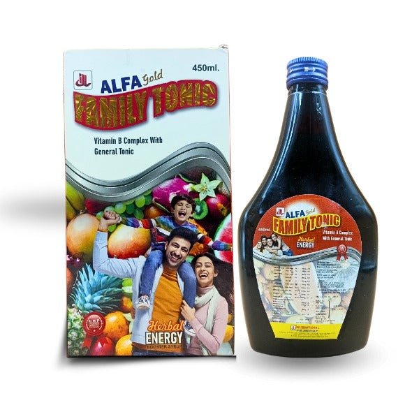 Alfa Gold Family Tonic With Vitamin B Complex 450ml. - Bestsata wholesale medicine supplier offering Medicine