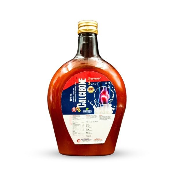 Ayurvedic Calcibone Calcium Syrup 450ml - Bestsata wholesale medicine supplier offering Medicine