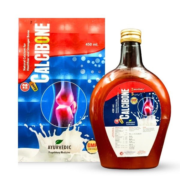 Ayurvedic Calcibone Calcium Syrup 450ml - Bestsata wholesale medicine supplier offering Medicine