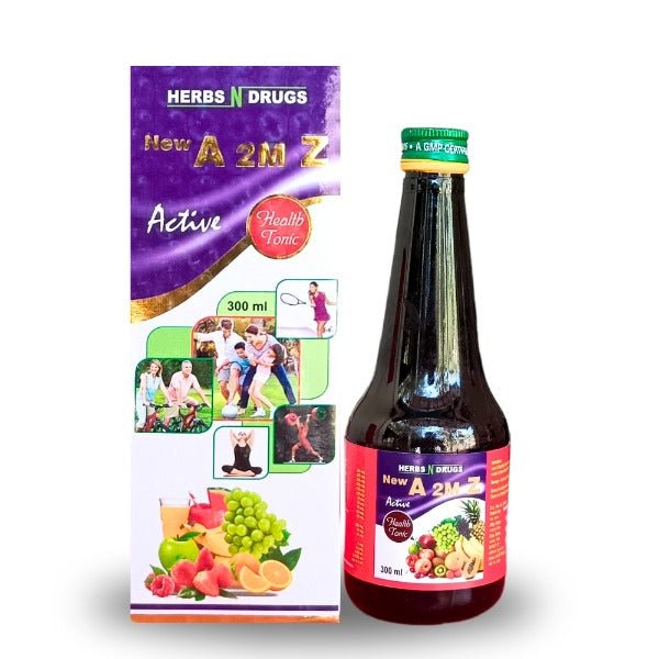 Ayurvedic Daily Health Supplement New A 2M Z Active Health Tonic 300ml - Bestsata wholesale medicine supplier offering Medicine