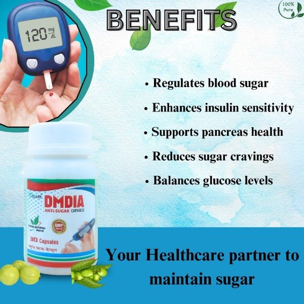 Ayurvedic DMDIA Anti - Sugar capsules For diabeties - Bestsata wholesale medicine supplier offering Medicine