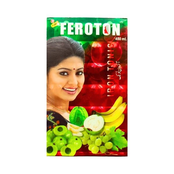 Ayurvedic Feroton Iron Tonic 450ml. - Bestsata wholesale medicine supplier offering Medicine