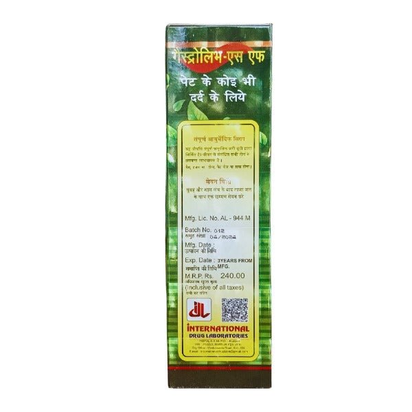 Ayurvedic Gasliv - Sf Tonic For constipation 450ml. - Bestsata wholesale medicine supplier offering Medicine