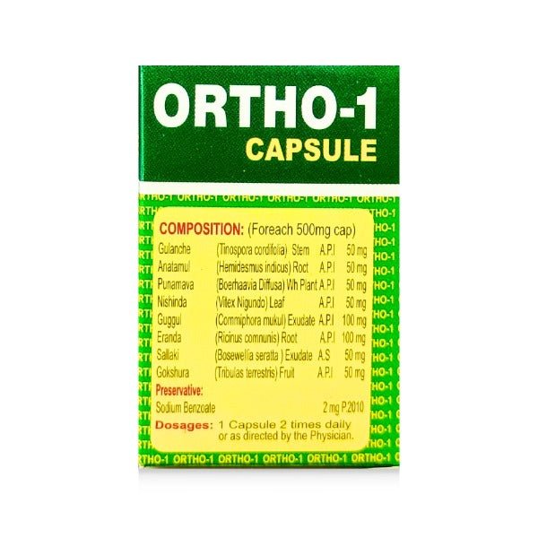 Ayurvedic Ortho - 1 capsule, 30 Capsules - Bestsata wholesale medicine supplier offering Medicine