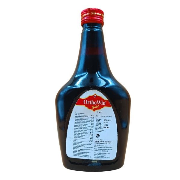 Ayurvedic Ortho Win Gold Syrup 450ml. - Bestsata wholesale medicine supplier offering Medicine