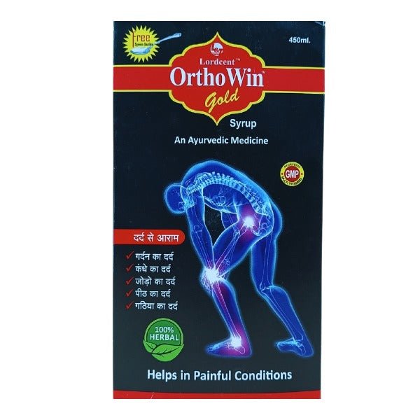 Ayurvedic Ortho Win Gold Syrup 450ml. - Bestsata wholesale medicine supplier offering Medicine