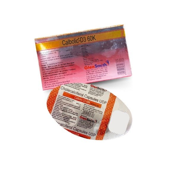 Calcium Supplements Calbolic - D3 60K Capsule - Bestsata wholesale medicine supplier offering Medicine