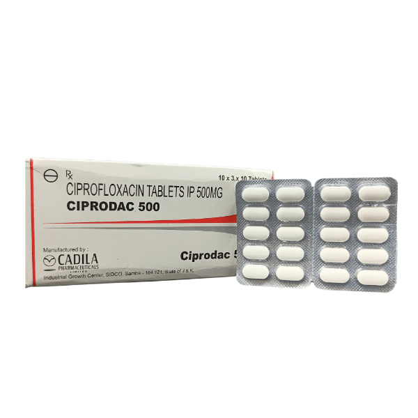 Ciprodac 500 Tablet 10'S - Bestsata wholesale medicine supplier offering Medicine