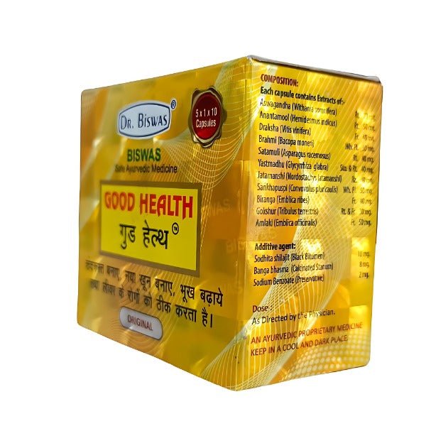 Dr. Biswas Good health 50 Capsule - Bestsata wholesale medicine supplier offering Medicine