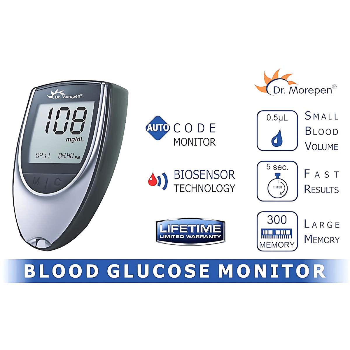 Dr. Morepen Glucometer Kit - Bestsata wholesale medicine supplier offering Medicine