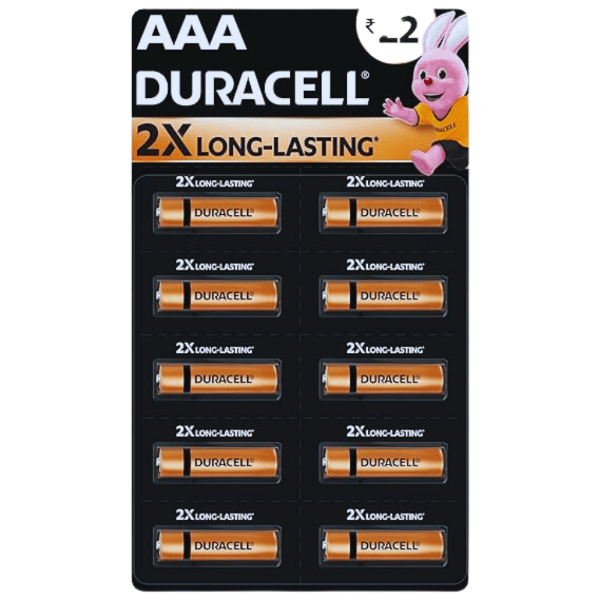 Duracell Alkaline AAA Batteries, Pack of 10 - Bestsata wholesale medicine supplier offering Medicine