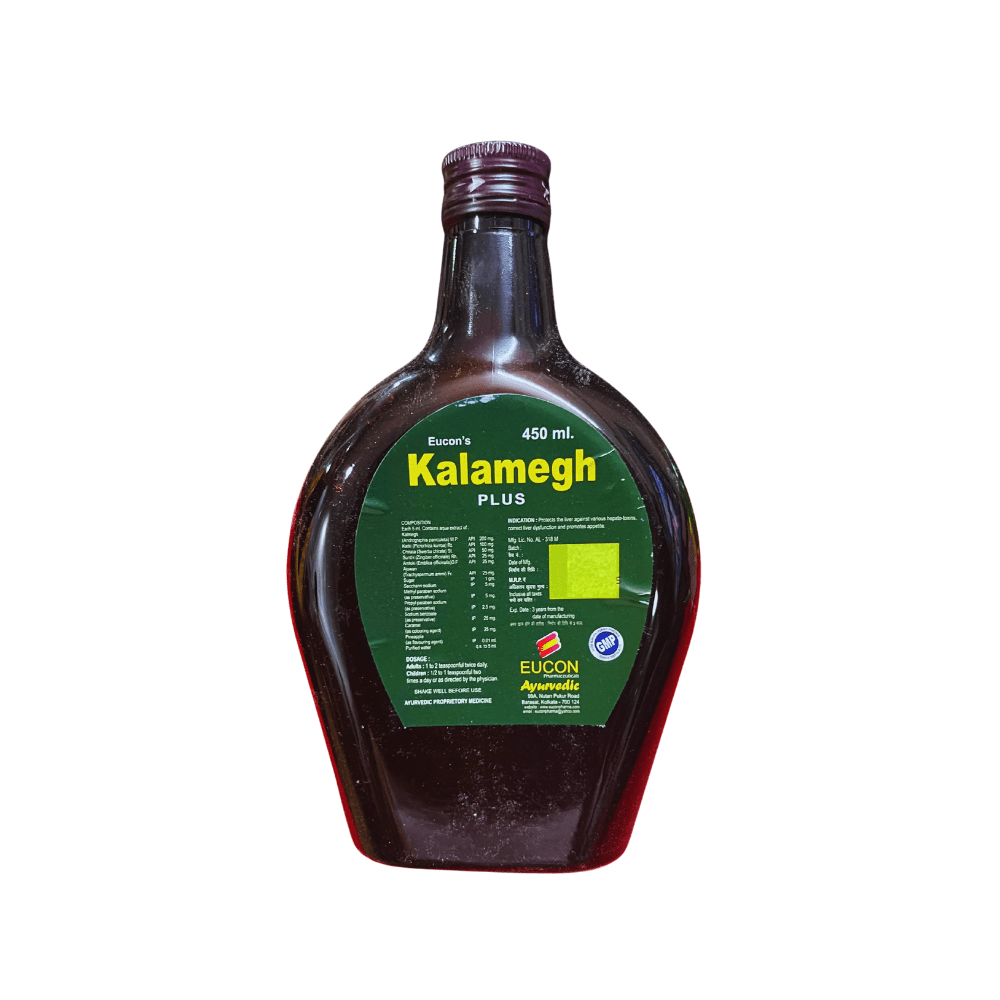 Eucon's Kalamegh Plus Syrup 450ml. Protects Liver - Bestsata wholesale medicine supplier offering Medicine