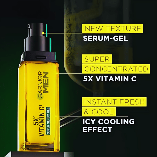 Garnier Men Turbo Bright Super Serum Gel For Men - Bestsata wholesale medicine supplier offering Medicine