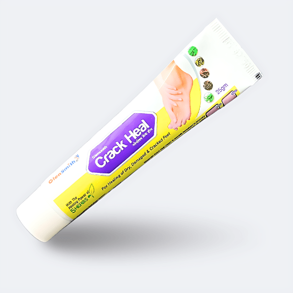 Glensmith Crack Heal 25gm for Healing of Dry, Damaged & Cracked Feet - Bestsata wholesale medicine supplier offering Medicine