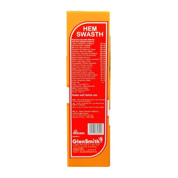 GlenSmith Hem Swasth Tonic 300ml - Bestsata wholesale medicine supplier offering Medicine