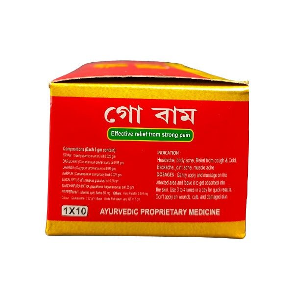 Go Balm (Pack of 10) - Bestsata wholesale medicine supplier offering Medicine
