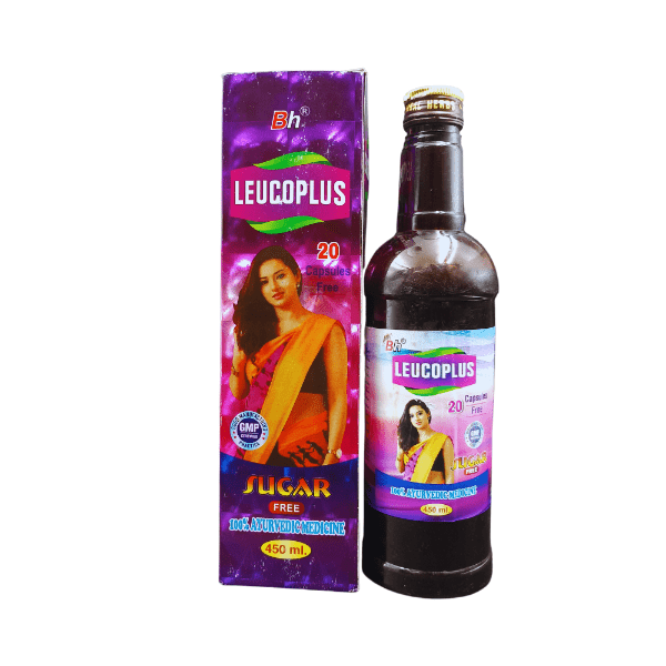 Leucoplus Syrup 450ml: Powerful Relief for Leucorrhoea - Bestsata wholesale medicine supplier offering Medicine