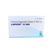 LUPICEF O 200MG TABLET 10's - Bestsata wholesale medicine supplier offering Medicine