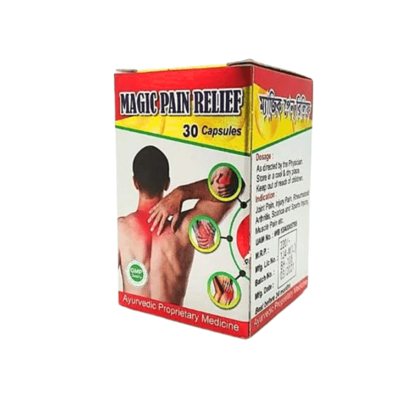 Magic Pain Relief Capsule 30's - Bestsata wholesale medicine supplier offering Medicine