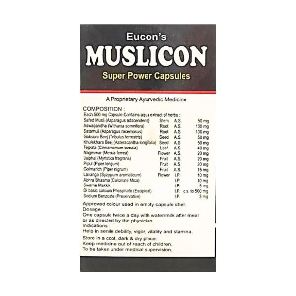 Muslicon Super Power Capsules - Bestsata wholesale medicine supplier offering Medicine