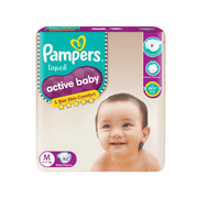 Pampers Active Baby Taped Diapers Medium, 62 Count - Bestsata wholesale medicine supplier offering Medicine