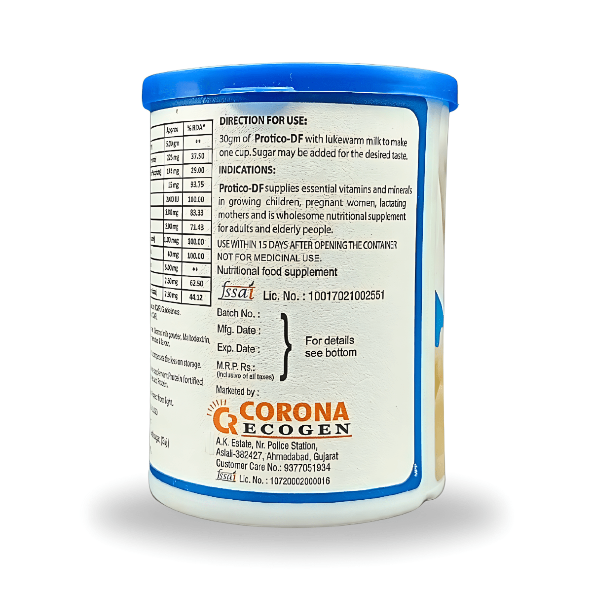 Protico - DF Powder 200 gm (Dry Fruit Flavour) - Bestsata wholesale medicine supplier offering Medicine