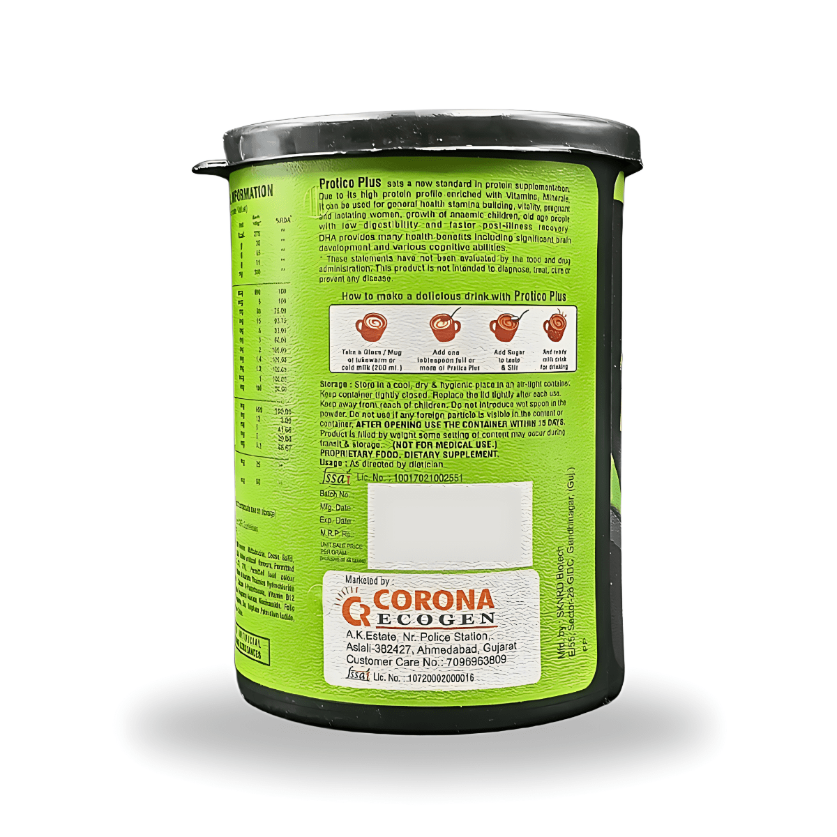 Protico Plus Powder 200 gm (Chocolate Flavour) - Bestsasta wholesale medicine supplier offering Medicine