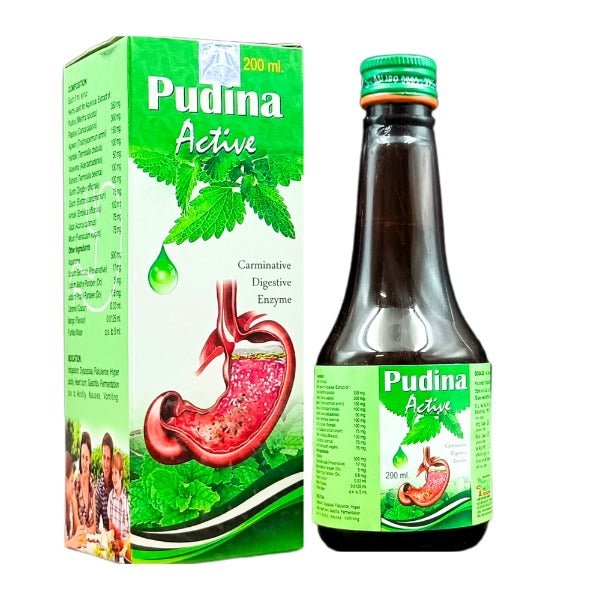 PUDINA ACTIVE SYRUP 200ML - Bestsata wholesale medicine supplier offering Medicine