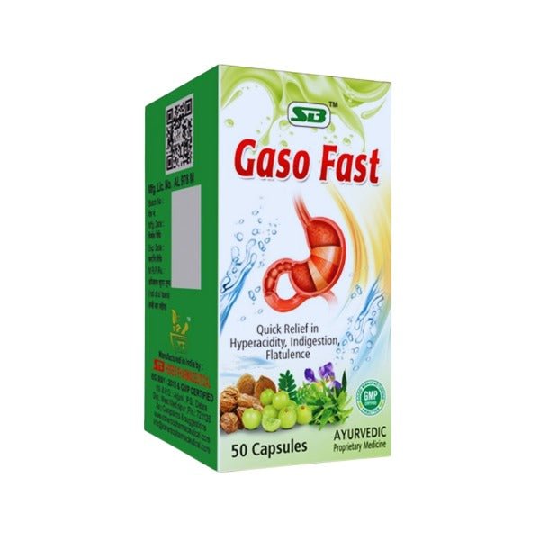 S B Herbo Pharmaceutical Gaso Fast 50 Capsules - Bestsata wholesale medicine supplier offering Medicine