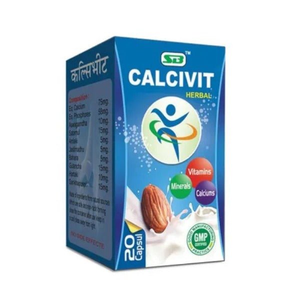 SB Calcivit Herbal Capsule (30 caps) - Bestsata wholesale medicine supplier offering Medicine Wholesale SB Calcivit Herbal Capsule