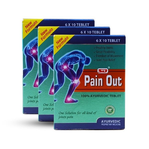 SB Herbo Pain Out Pain reliever tablet 60 pc - Bestsata wholesale medicine supplier offering Medicine