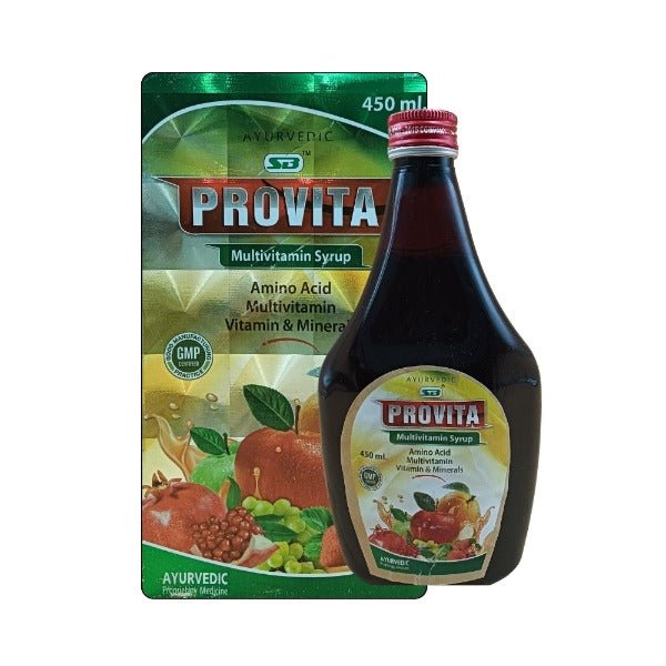 SB Provita Multivitamin syrup 450ml. - Bestsata wholesale medicine supplier offering Medicine