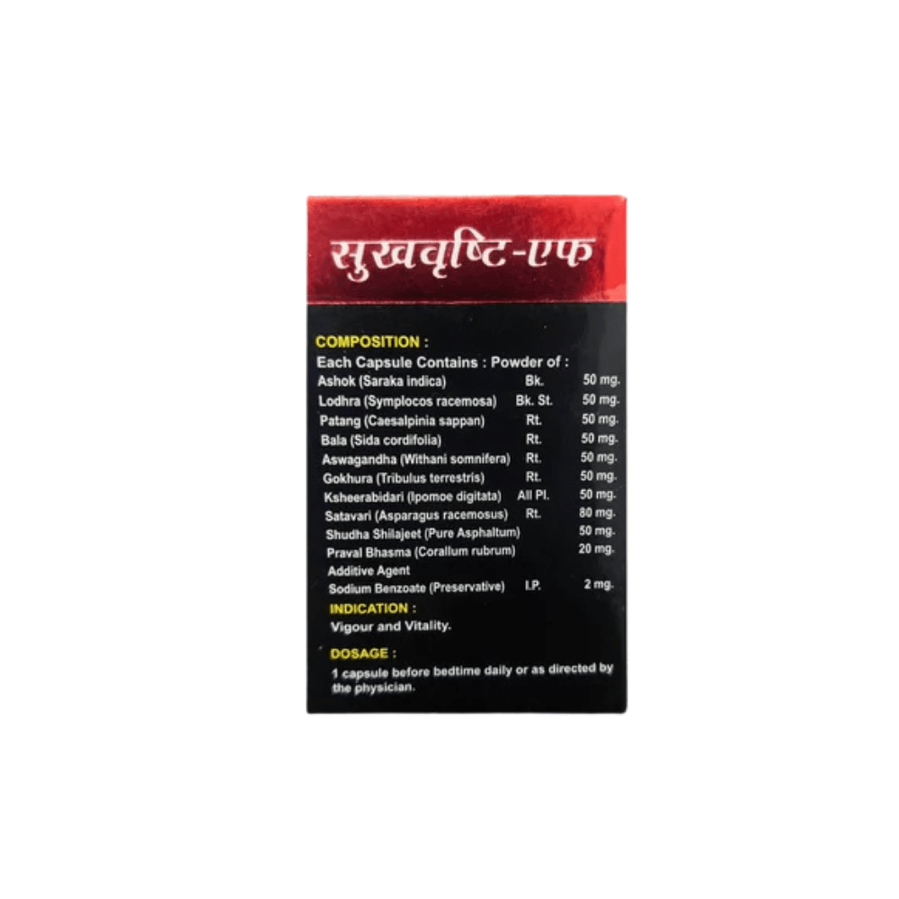 SUKHABRISTI - F Capsule For Female wellness - Bestsata wholesale medicine supplier offering Medicine